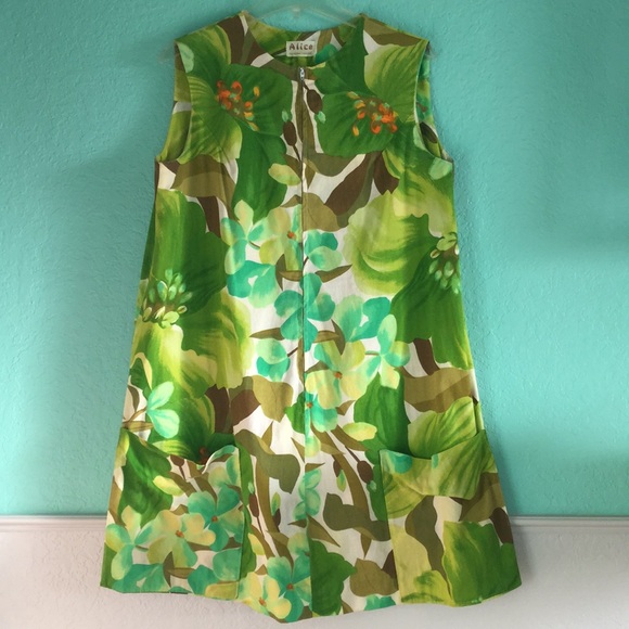 Vintage Dresses & Skirts - VTG • Alice Polynesian Dress •